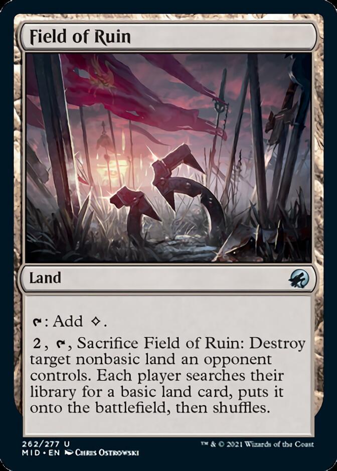 {C} Field of Ruin [Innistrad: Midnight Hunt][MID 262]