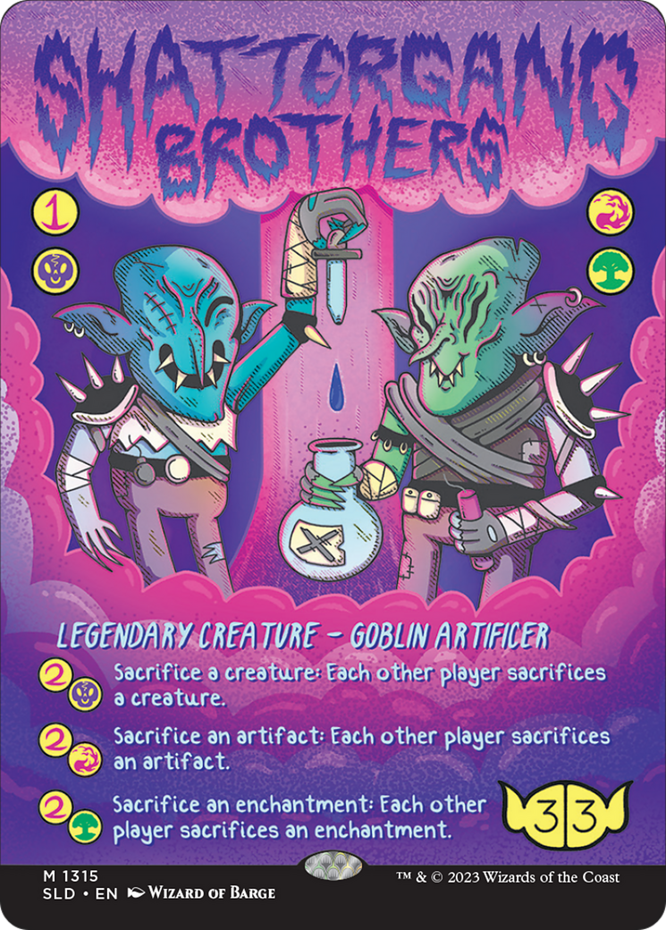 {R} Shattergang Brothers (Rainbow Foil) [Secret Lair Drop Series][RBF SLD 1315]