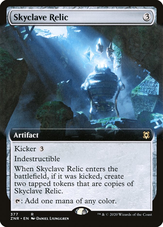 {R} Skyclave Relic (Extended Art) [Zendikar Rising][ZNR 377]