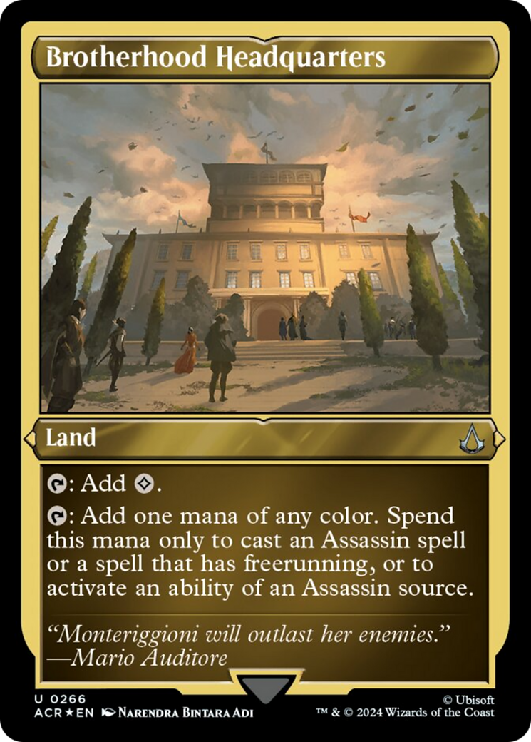 {C} Brotherhood Headquarters (Foil Etched) [Assassin's Creed][ACR 266]