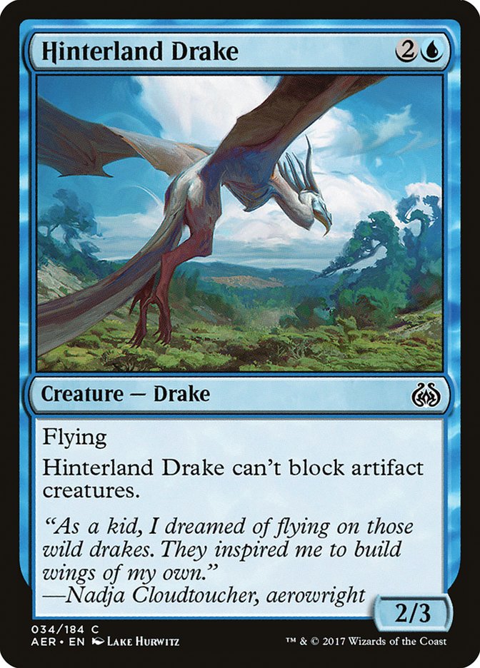 {C} Hinterland Drake [Aether Revolt][AER 034]