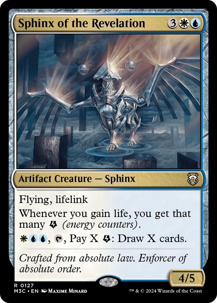 {R} Sphinx of the Revelation (Ripple Foil) [Modern Horizons 3 Commander][RPF M3C 127]