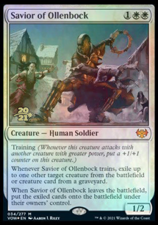 {@R} Savior of Ollenbock [Innistrad: Crimson Vow Prerelease Promos][PR VOW 034]