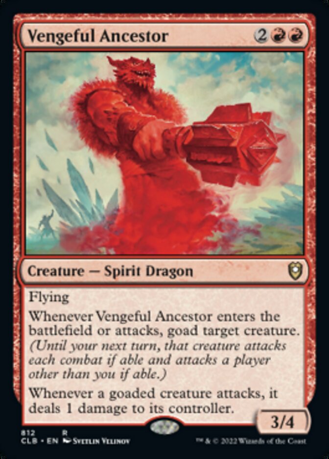 {R} Vengeful Ancestor [Commander Legends: Battle for Baldur's Gate][CLB 812]