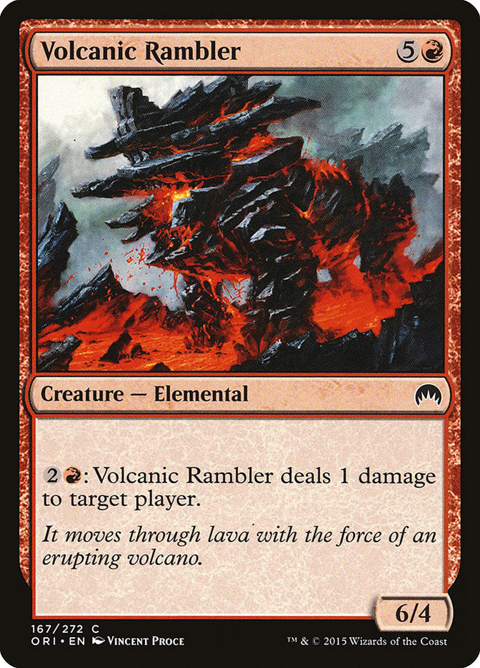 {C} Volcanic Rambler [Magic Origins][ORI 167]