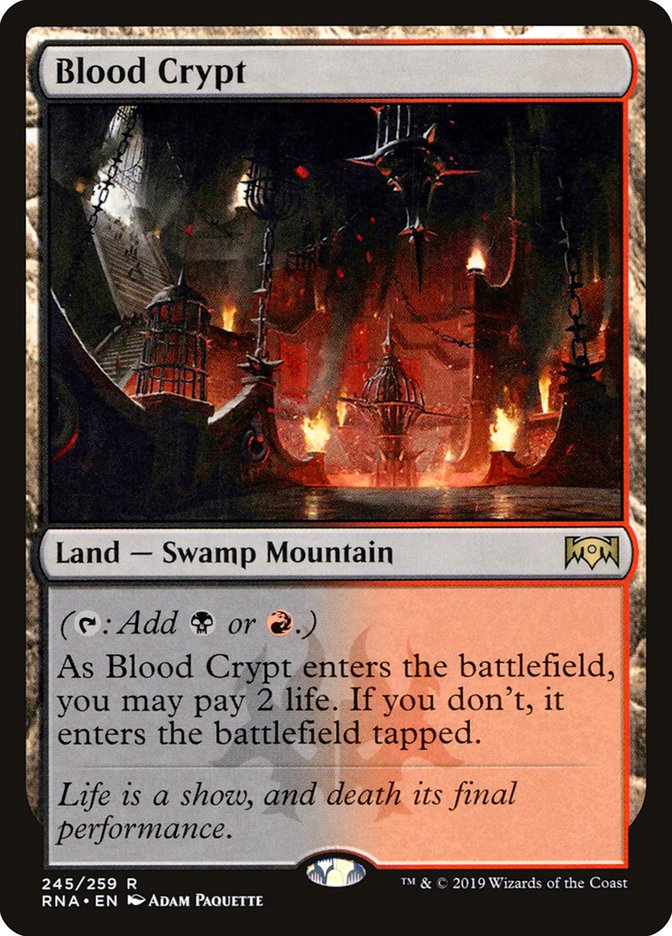 {R} Blood Crypt [Ravnica Allegiance][RNA 245]