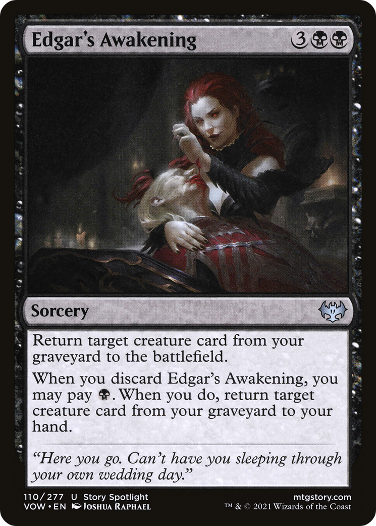 {C} Edgar's Awakening [Innistrad: Crimson Vow][VOW 110]