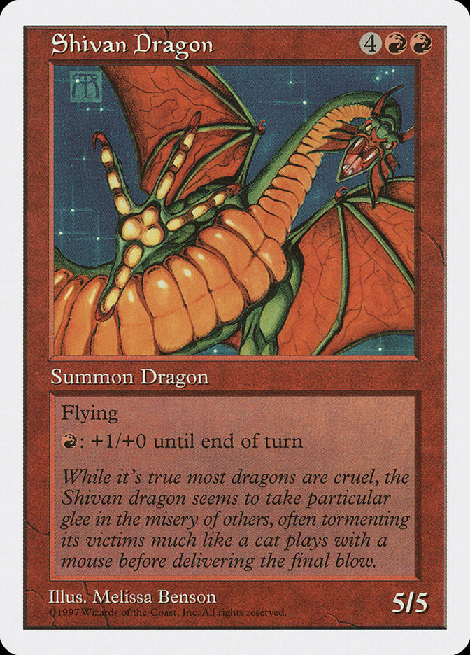 {R} Shivan Dragon [Fifth Edition][5ED 267]