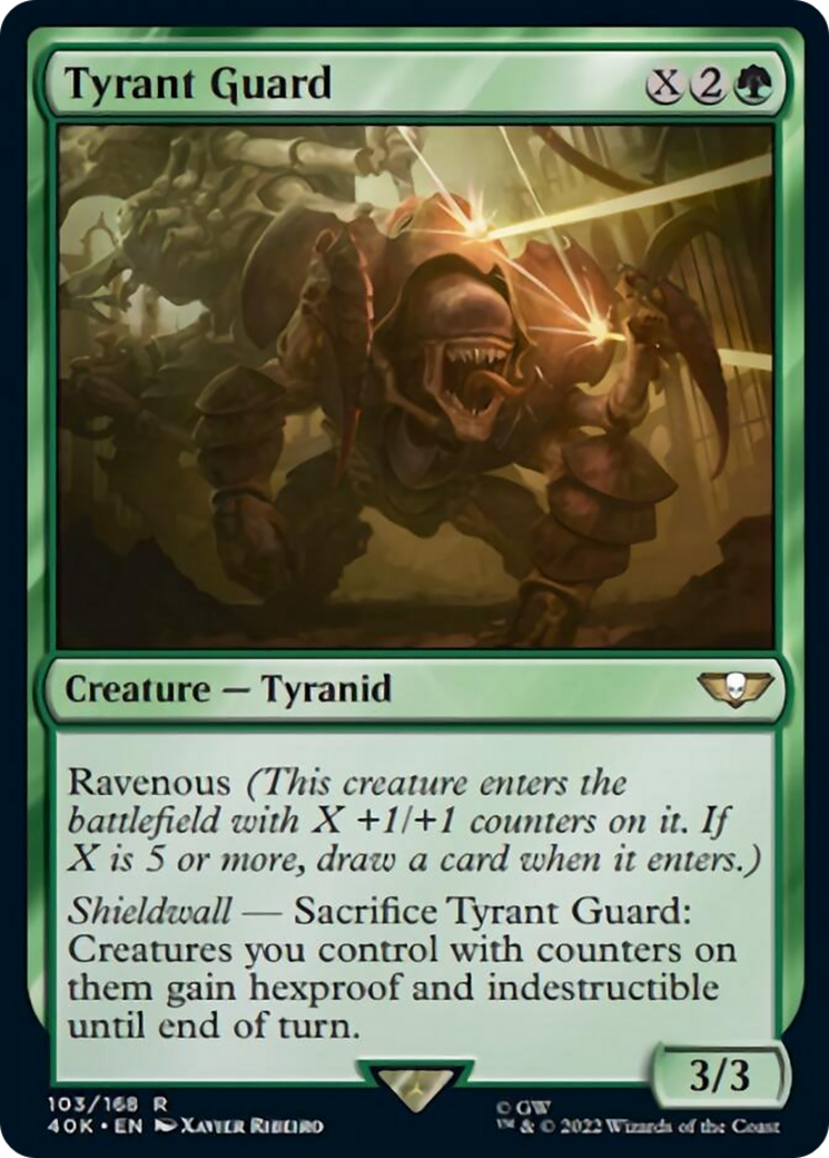 {R} Tyrant Guard (Surge Foil) [Universes Beyond: Warhammer 40,000][SF 40K 103]