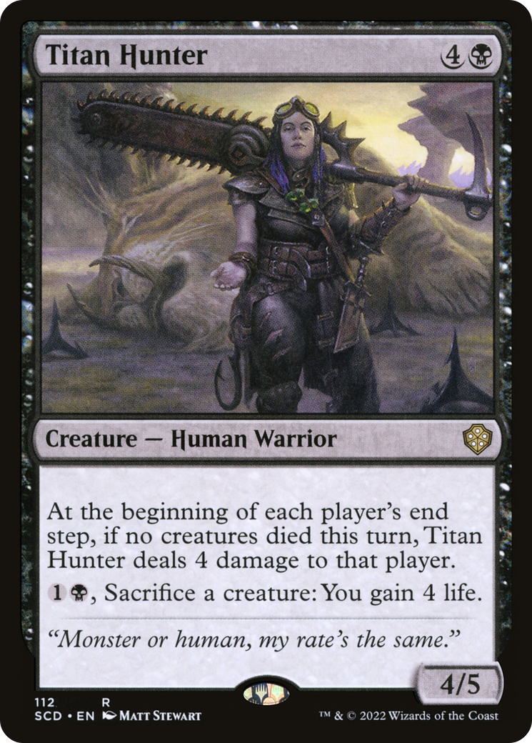 {R} Titan Hunter [Starter Commander Decks][SCD 112]