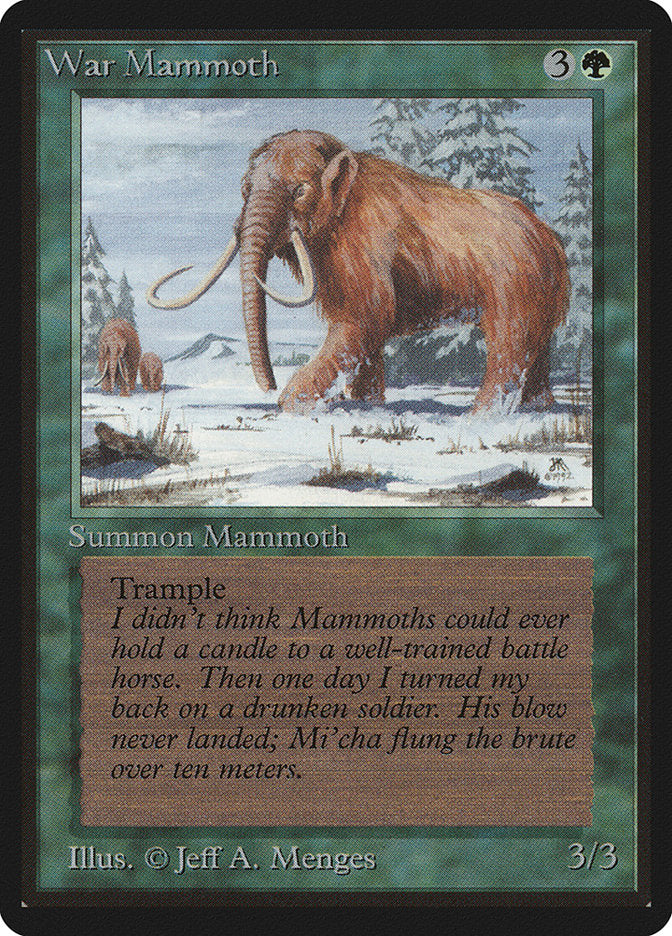 {C} War Mammoth [Beta Edition][LEB 228]