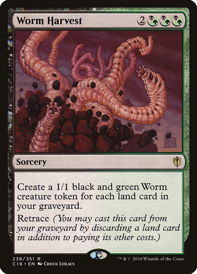 {R} Worm Harvest [Commander 2016][C16 238]