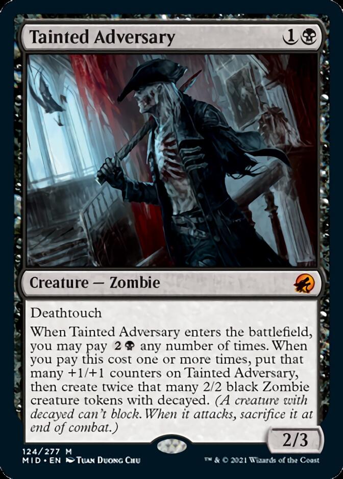 {R} Tainted Adversary [Innistrad: Midnight Hunt][MID 124]