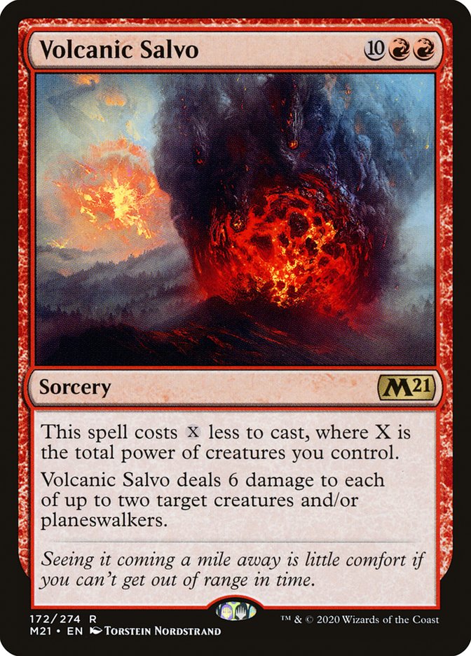 {R} Volcanic Salvo [Core Set 2021][M21 172]