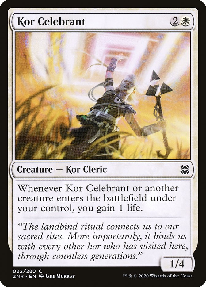 {C} Kor Celebrant [Zendikar Rising][ZNR 022]