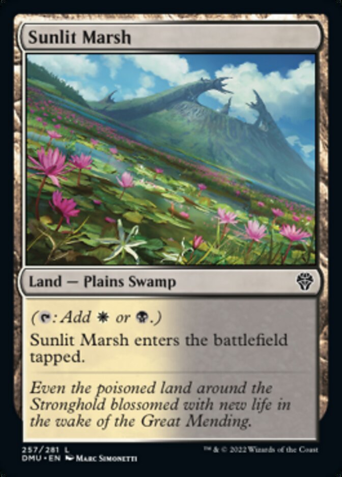 {@C} Sunlit Marsh [Dominaria United][DMU 257]