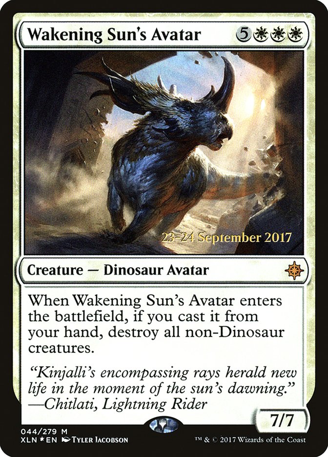 {R} Wakening Sun's Avatar [Ixalan Prerelease Promos][PR XLN 044]