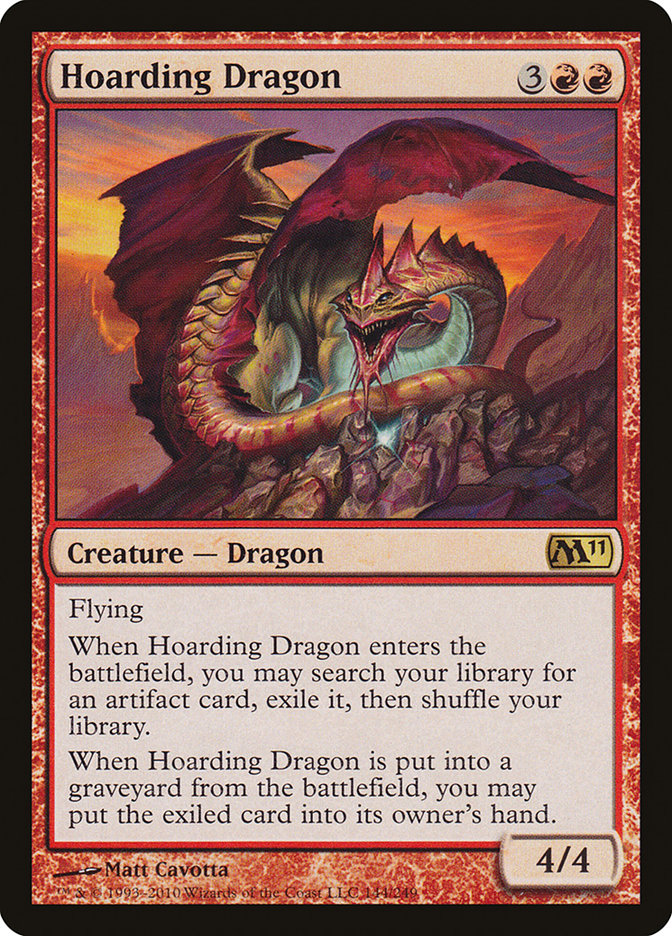 {R} Hoarding Dragon [Magic 2011][M11 144]