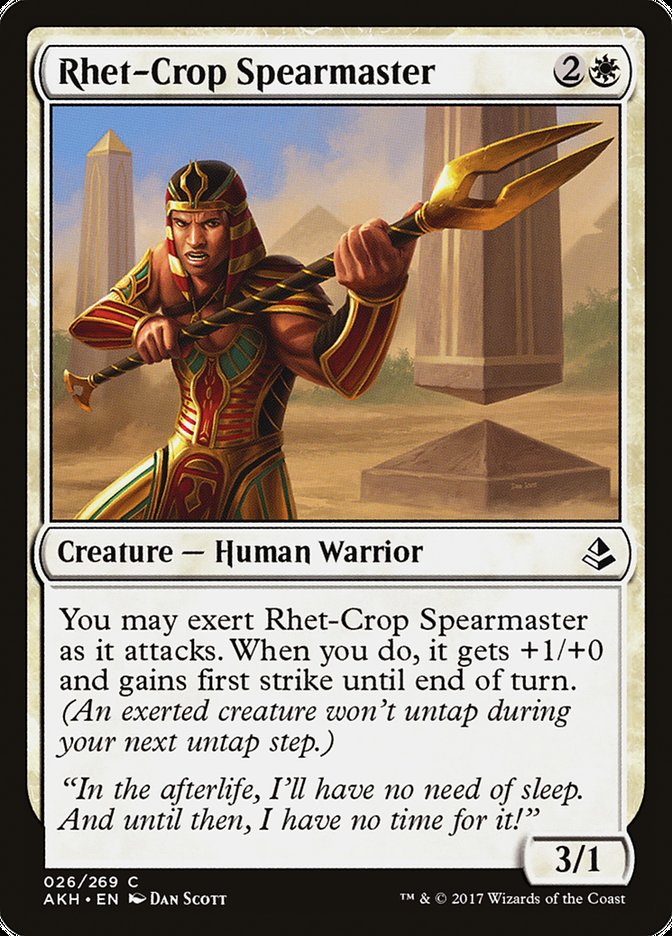 {C} Rhet-Crop Spearmaster [Amonkhet][AKH 026]