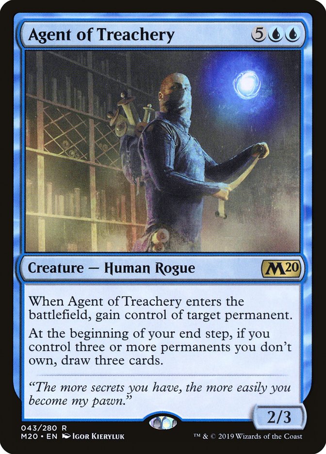 {R} Agent of Treachery [Core Set 2020][M20 043]