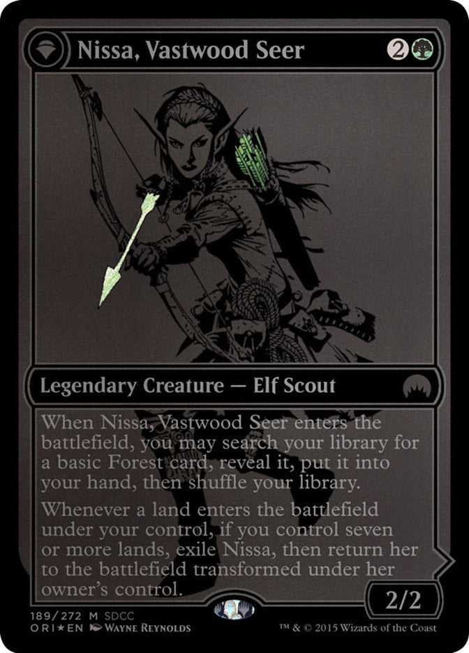 {R} Nissa, Vastwood Seer // Nissa, Sage Animist [San Diego Comic-Con 2015][PA SD15 189]