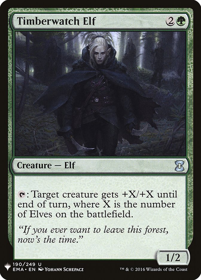 {C} Timberwatch Elf [Mystery Booster][MB1 EMA 190]