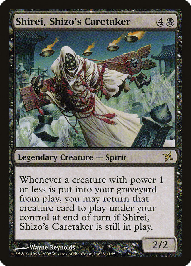 {R} Shirei, Shizo's Caretaker [Betrayers of Kamigawa][BOK 081]