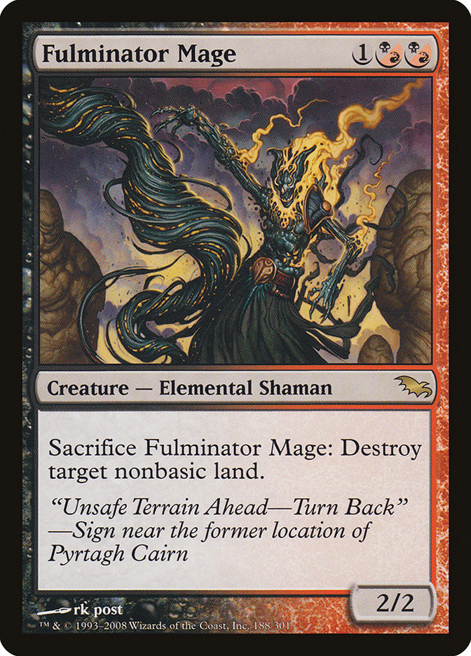 {R} Fulminator Mage [Shadowmoor][SHM 188]