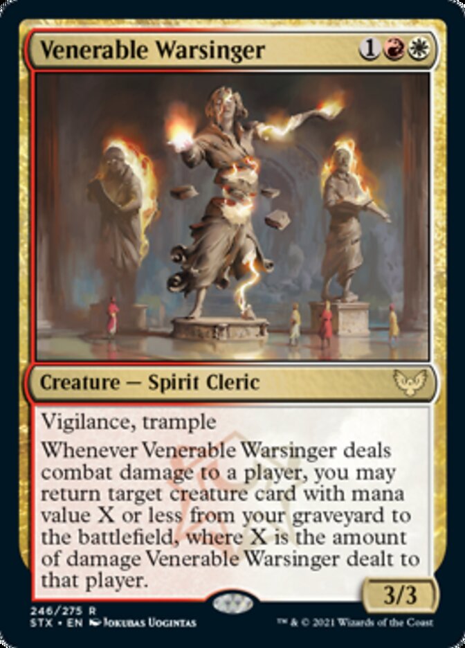 {R} Venerable Warsinger [Strixhaven: School of Mages][STX 246]