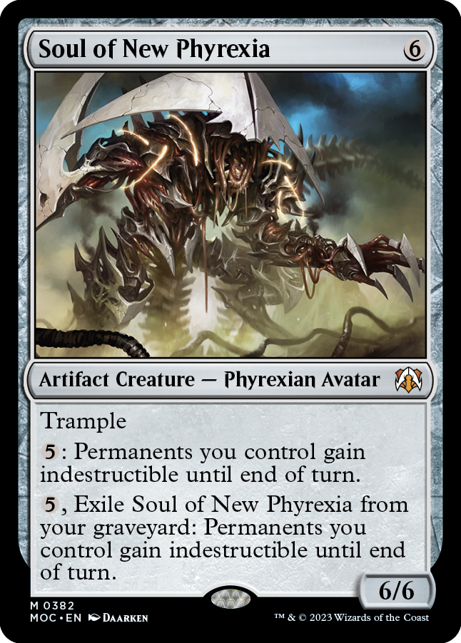 {R} Soul of New Phyrexia [March of the Machine Commander][MOC 382]