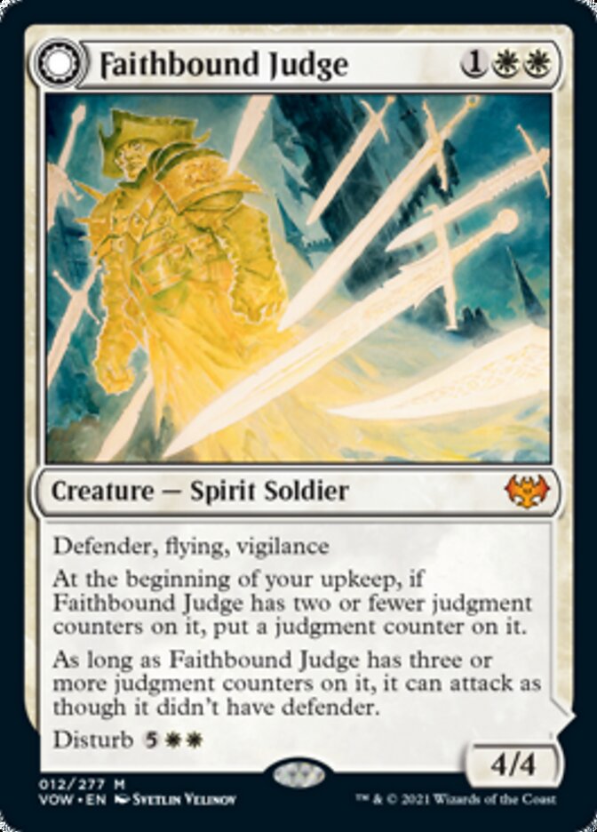 {R} Faithbound Judge // Sinner's Judgment [Innistrad: Crimson Vow][VOW 012]