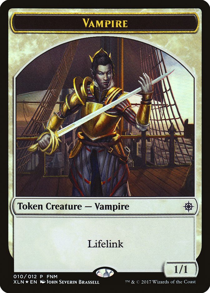 {T} Vampire // Treasure Double-sided Token [Friday Night Magic 2017][TF17 010]