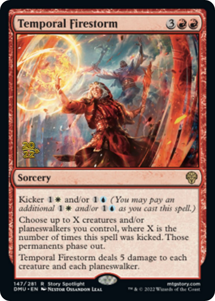 {@R} Temporal Firestorm [Dominaria United Prerelease Promos][PR DMU 147]