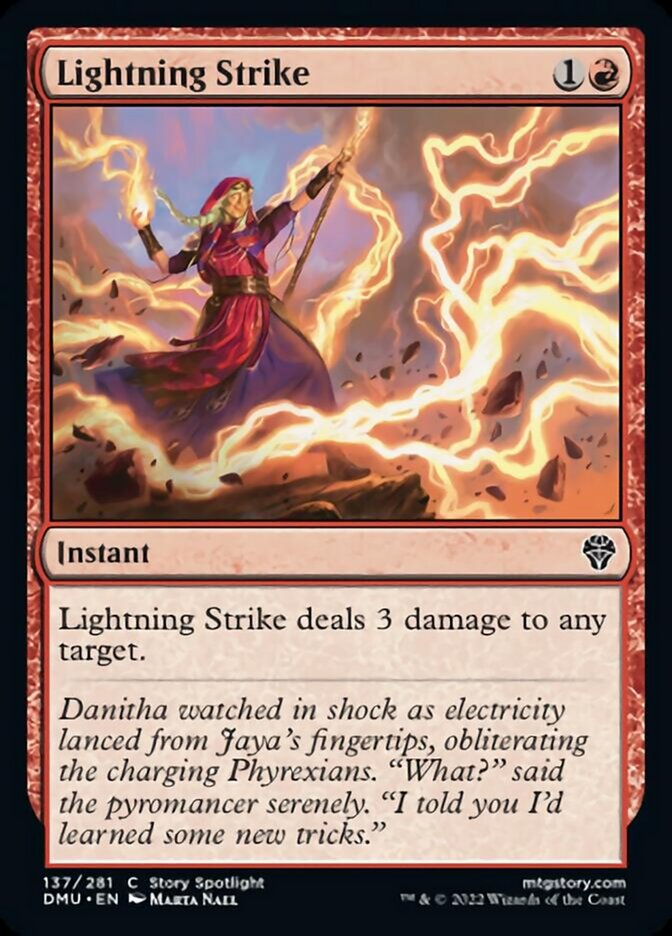 {@C} Lightning Strike [Dominaria United][DMU 137]