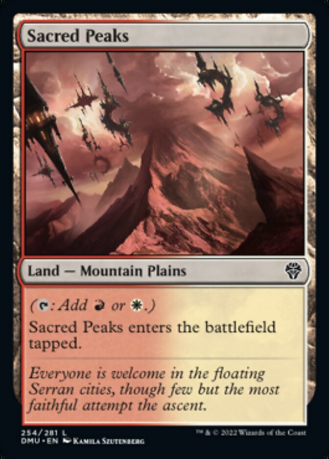 {@C} Sacred Peaks [Dominaria United][DMU 254]