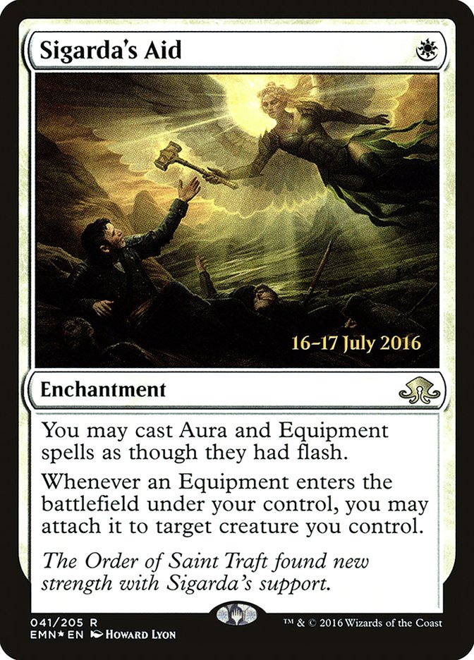 {R} Sigarda's Aid [Eldritch Moon Prerelease Promos][PR EMN 041]