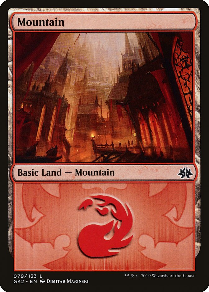 {B}[GK2 079] Mountain (79) [Ravnica Allegiance Guild Kit]