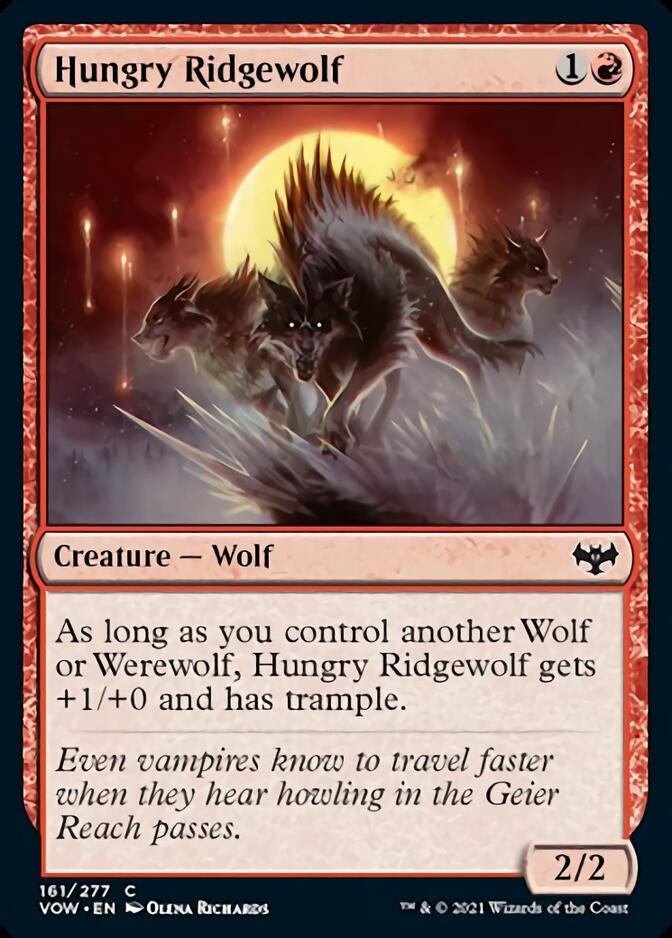 {C} Hungry Ridgewolf [Innistrad: Crimson Vow][VOW 161]