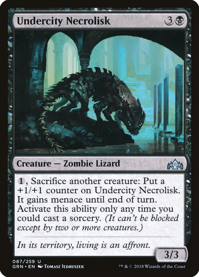 {C} Undercity Necrolisk [Guilds of Ravnica][GRN 087]