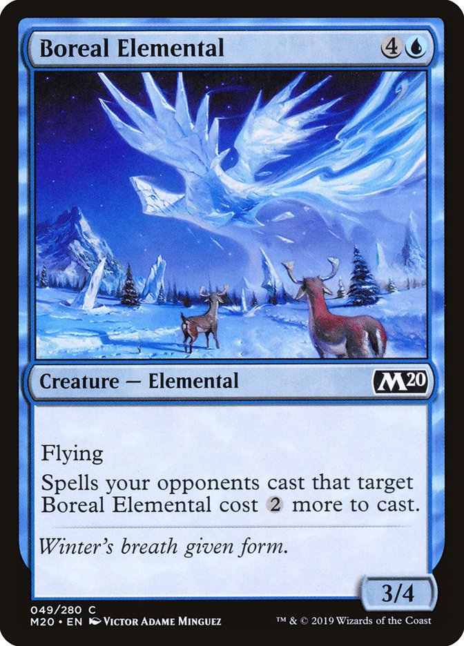 {C} Boreal Elemental [Core Set 2020][M20 049]