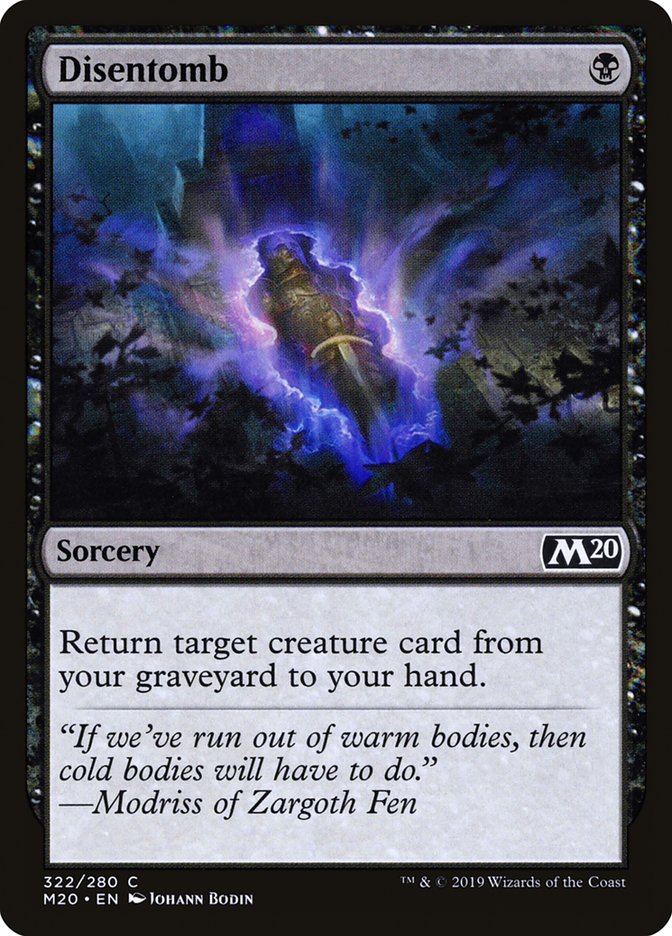 {C} Disentomb [Core Set 2020][M20 322]