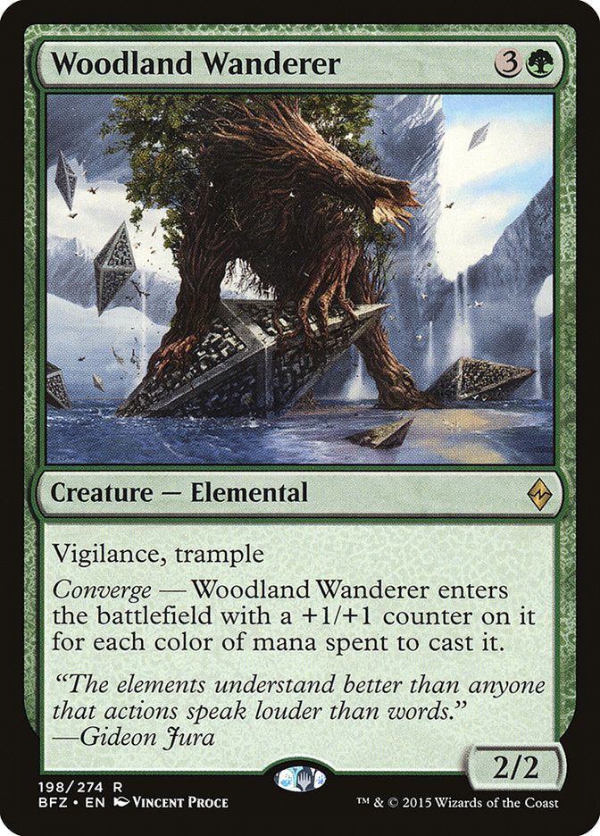 {R} Woodland Wanderer [Battle for Zendikar][BFZ 198]