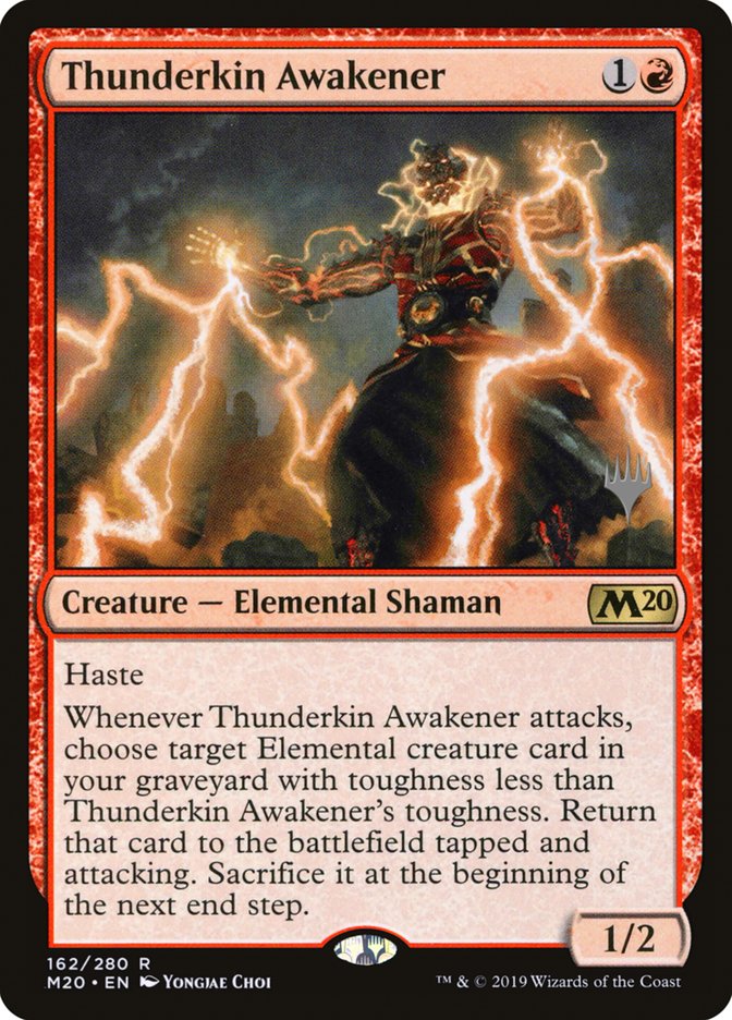 {R} Thunderkin Awakener (Promo Pack) [Core Set 2020 Promos][PP M20 162]