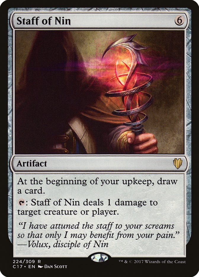 {R} Staff of Nin [Commander 2017][C17 224]