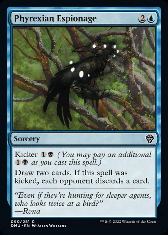 {@C} Phyrexian Espionage [Dominaria United][DMU 060]