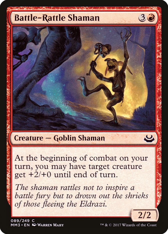 {C} Battle-Rattle Shaman [Modern Masters 2017][MM3 089]