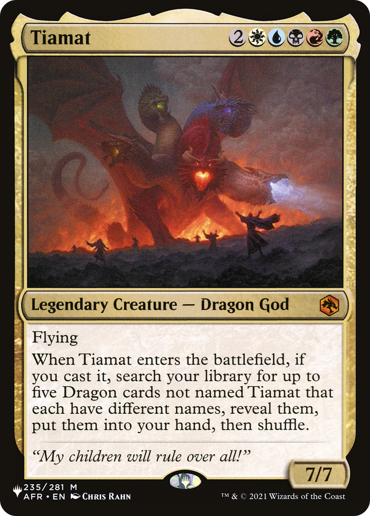 {R} Tiamat [The List][LS AFR 235]