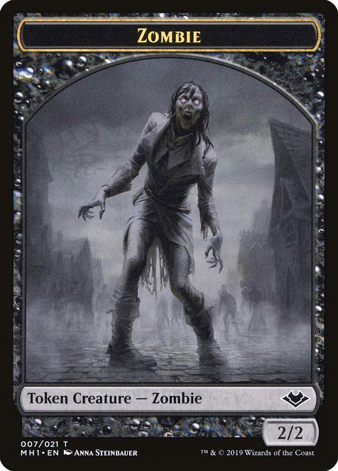 {T} Angel (002) // Zombie (007) Double-sided Token [Modern Horizons Tokens][TMH1 002]