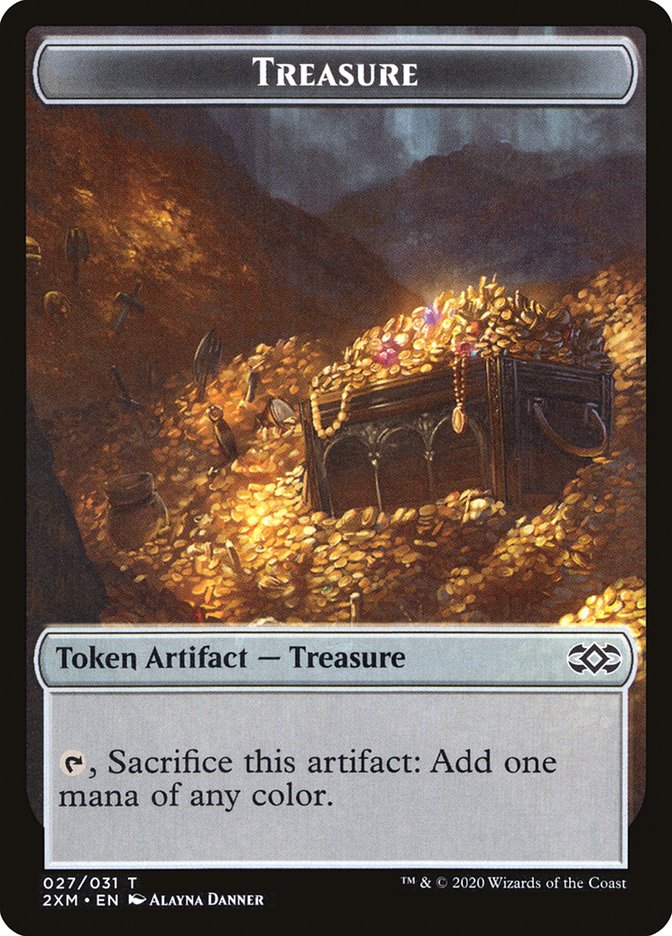 {T} Treasure Token [Double Masters Tokens][T2XM 027]