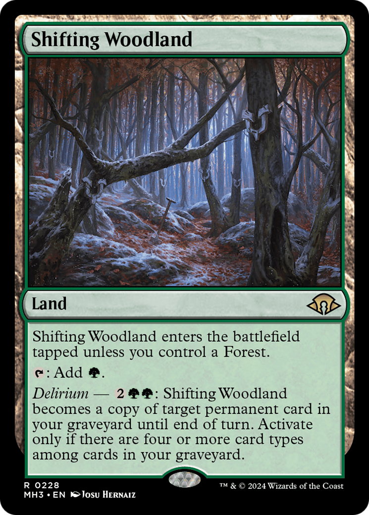 {R} Shifting Woodland [Modern Horizons 3][MH3 228]